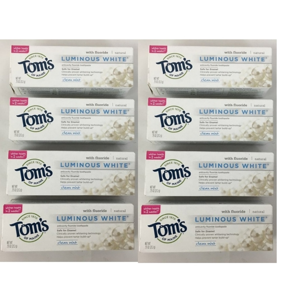 Lot of 8 Tom's Of Maine .75 oz Natural Too…